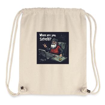 Bitcoin uncle Satoshi - Stanley/Stella recycelter Gym Bag - Naturweiß - Vorne