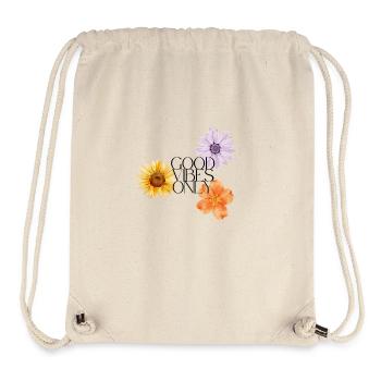 Floral Design - Sac à cordon recyclé Stanley/Stella - blanc naturel - Devant