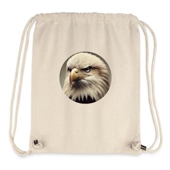 Bald eagle - Stanley/Stella Recycled Gym Bag - natural - Front