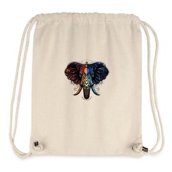 Elephant Feuer Wasser - Stanley/Stella recycelter Gym Bag - Naturweiß - Vorne