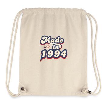 Hergestellt im Jahr 1994 Retro - Stanley/Stella recycelter Gym Bag - Naturweiß - Vorne