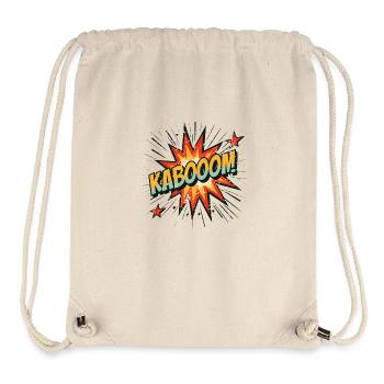 Kabooom - Sac à cordon recyclé Stanley/Stella - blanc naturel - Devant