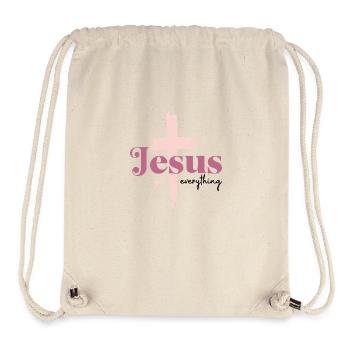 Jesus everything - Stanley/Stella recycelter Gym Bag - Naturweiß - Vorne