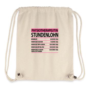Physiotherapeutin Physiotherapie Dankeschön Sprüch - Stanley/Stella recycelter Gym Bag - Naturweiß - Vorne