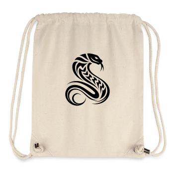 Poisonous Snake Tattoo Style - Stanley/Stella Recycled Gym Bag - natural - Front