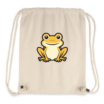 crapaud - Sac à cordon recyclé Stanley/Stella - blanc naturel - Devant
