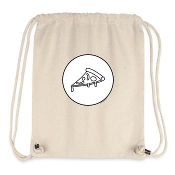 lecker Pizza - Stanley/Stella recycelter Gym Bag - Naturweiß - Vorne