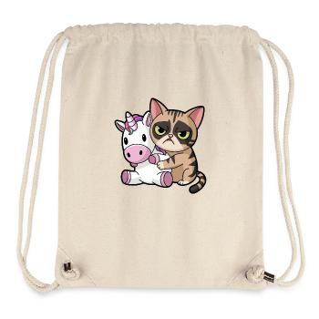 Grumpy Exotic Shorthair Cat - Stanley/Stella Recycled Gym Bag - natural - Front