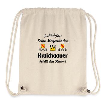 Majestät aus dem Kraichgau - Stanley/Stella recycelter Gym Bag - Naturweiß - Vorne