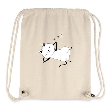 Nekochan Antonio Naptime - Stanley/Stella recycelter Gym Bag - Naturweiß - Vorne