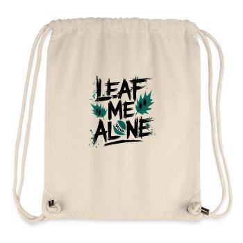Feuille-moi seul - Sac à cordon recyclé Stanley/Stella - blanc naturel - Devant