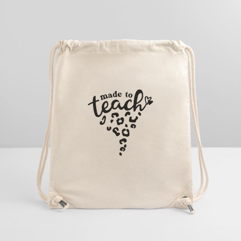 Fait pour enseigner l’inspiration de l’enseignant Sac à cordon recyclé Stanley/Stella