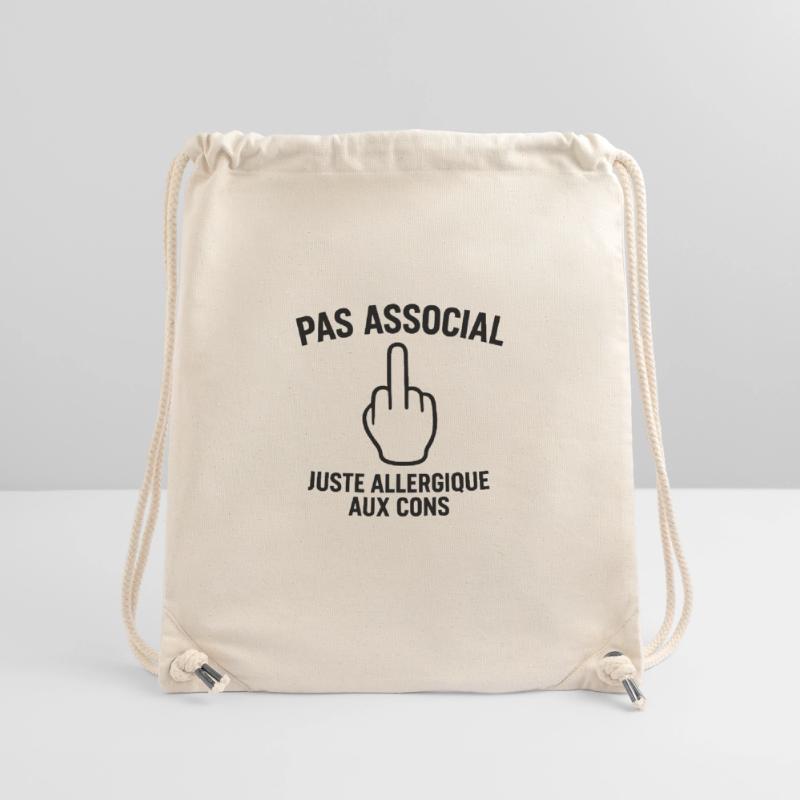 Nicht asozial, nur allergisch gegen Idioten Stanley/Stella recycelter Gym Bag