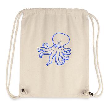 Oktopus Kraken Tintenfisch Kopffüßer Böser Blick - Stanley/Stella recycelter Gym Bag - Naturweiß - Vorne