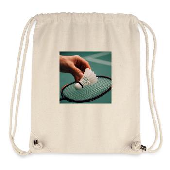 Sportarten - Badminton - Stanley/Stella recycelter Gym Bag - Naturweiß - Vorne