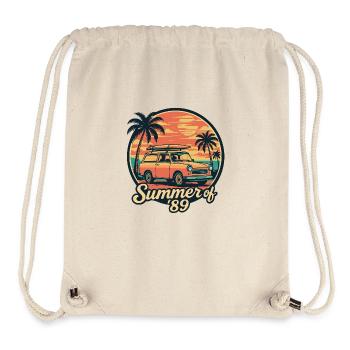 Été 89 - Sac à cordon recyclé Stanley/Stella - blanc naturel - Devant