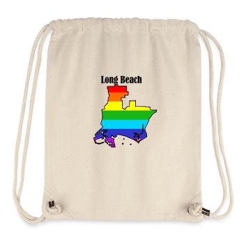 Long beach - Stanley/Stella Recycled Gym Bag - natural - Front