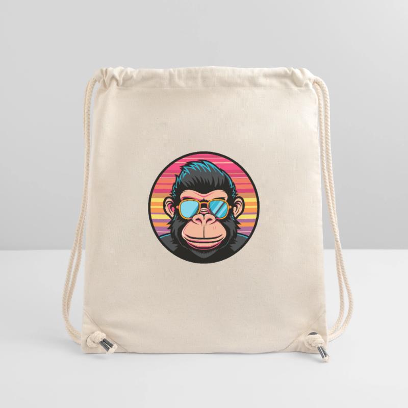 Monkey Comic Cool Stanley/Stella Recycled Gym Bag
