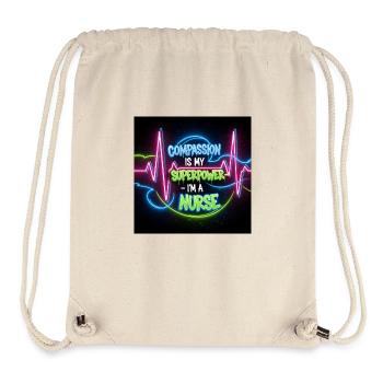 Nurse off Duty Designs - Stanley/Stella Recycled Gym Bag - natural - Front