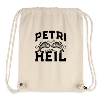 Petri Heil Fischen - Stanley/Stella recycelter Gym Bag - Naturweiß - Vorne