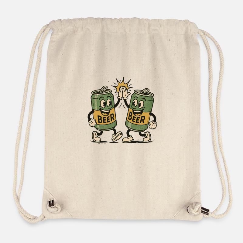 Dosenbier - Stanley/Stella recycelter Gym Bag - Naturweiß