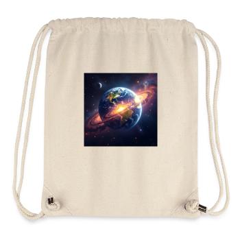 Ringed Earth Odyssey - The Kingdom of the Cosmic - Stanley/Stella Recycled Gym Bag - natural - Front
