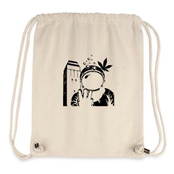 Astronaut Wasserturm Delmenhorst Transparent - Stanley/Stella recycelter Gym Bag - Naturweiß - Vorne