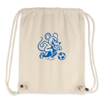 The ball mice play football - Stanley/Stella Recycled Gym Bag - natural - Front