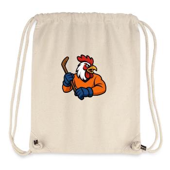 Hahn Hockey - Sac à cordon recyclé Stanley/Stella - blanc naturel - Devant