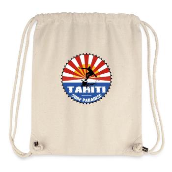 surf tahiti - Stanley/Stella Recycled Gym Bag - natural - Front