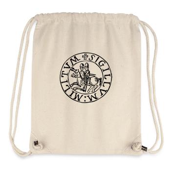 Templar knights seal - Sac à cordon recyclé Stanley/Stella - blanc naturel - Devant