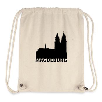 Magdeburg - Stanley/Stella recycelter Gym Bag - Naturweiß - Vorne
