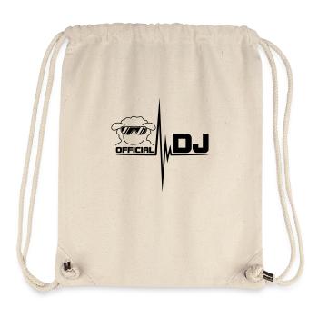 Official DJ Sheep - Sac à cordon recyclé Stanley/Stella - blanc naturel - Devant
