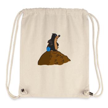 Mole earth Mole hive funny big garden s - Stanley/Stella Recycled Gym Bag - natural - Front