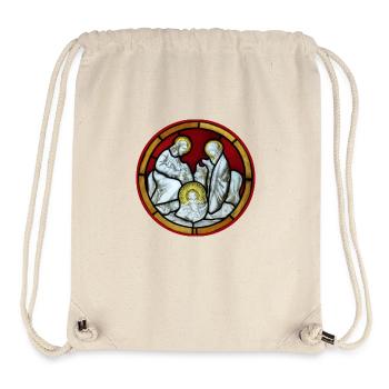 kirchenfenster heilige familie - Stanley/Stella recycelter Gym Bag - Naturweiß - Vorne