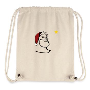 Santa Claus - Stanley/Stella Recycled Gym Bag - natural - Front