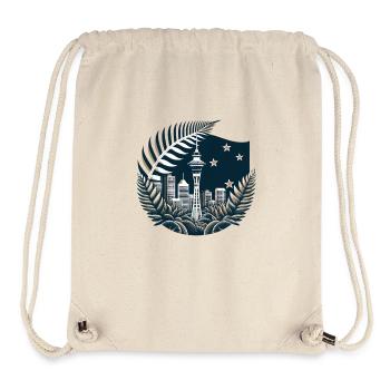 Neuseeland Aotearoa Kiwi 13 - Stanley/Stella recycelter Gym Bag - Naturweiß - Vorne