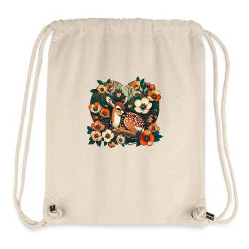 Fauve de printemps - Sac à cordon recyclé Stanley/Stella - blanc naturel - Devant