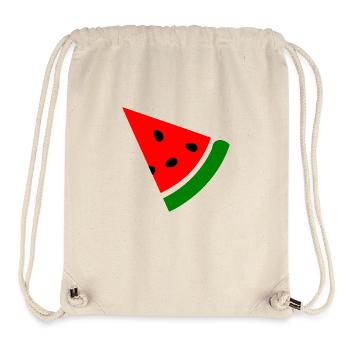 Wassermelone Melone - Stanley/Stella recycelter Gym Bag - Naturweiß - Vorne