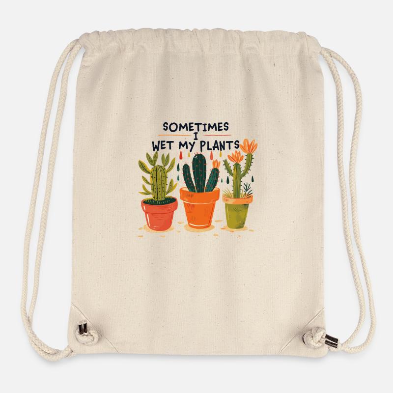 Always water nicely - Stanley/Stella Recycled Gym Bag - natural