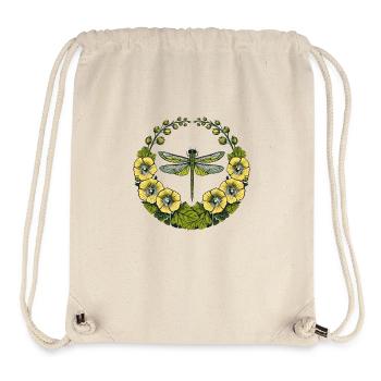 Grüne Libelle - Stanley/Stella recycelter Gym Bag - Naturweiß - Vorne