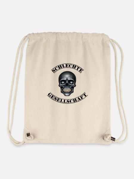 Schlechte Gesellschaft - Stanley/Stella recycelter Gym Bag - Naturweiß