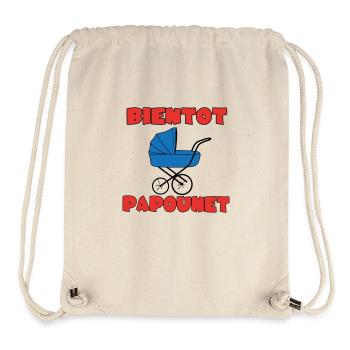 SOON DADDY - Stanley/Stella Recycled Gym Bag - natural - Front