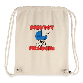 BIENTOT FRANGIN - Sac à cordon recyclé Stanley/Stella - blanc naturel - Devant