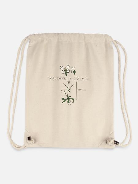 Arabidopsis thaliana - Stanley/Stella Recycled Gym Bag - natural