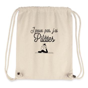 Yoga pilates gym - Sac à cordon recyclé Stanley/Stella - blanc naturel - Devant