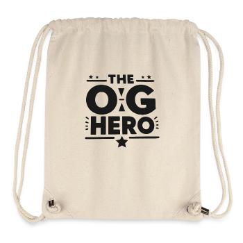 Der OG-Held - Stanley/Stella recycelter Gym Bag - Naturweiß - Vorne