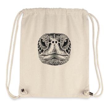 Meeresschildkröte - Stanley/Stella recycelter Gym Bag - Naturweiß - Vorne