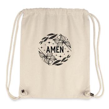Amen - Stanley/Stella recycelter Gym Bag - Naturweiß - Vorne