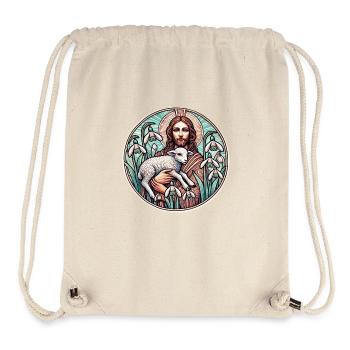 Hirte des Friedens - Stanley/Stella recycelter Gym Bag - Naturweiß - Vorne